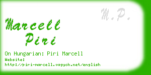 marcell piri business card